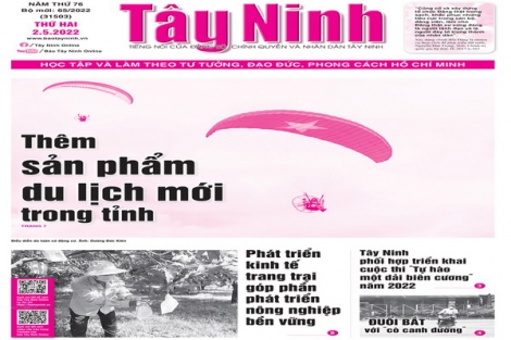 Điểm báo in Tây Ninh ngày 02.05.2022