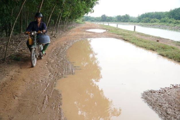 Tiếp tục xử lý tình trạng lấn chiếm phạm vi bảo vệ, xe tải nặng chạy trên bờ kênh