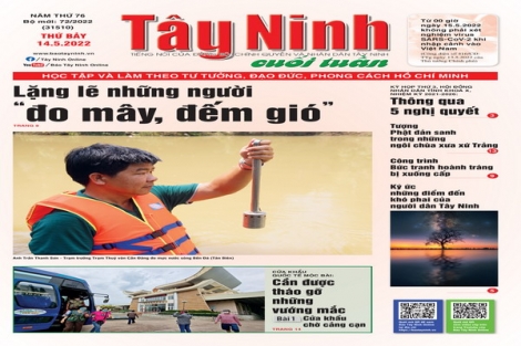 Điểm báo in Tây Ninh ngày 14.05.2022