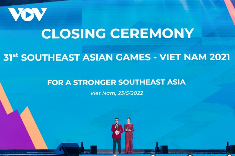 Toàn cảnh lễ bế mạc SEA Games 31