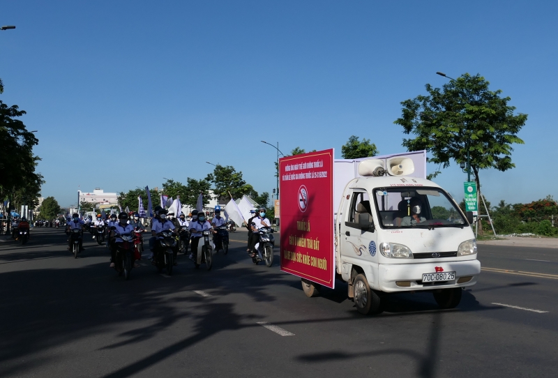 Tây Ninh: Mít tinh hưởng ứng Ngày Thế giới không thuốc lá (31.5)