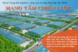 Dự án Trung tâm logistics, cảng cạn ICD và cảng tổng hợp Tây Ninh: Mang tầm chiến lược