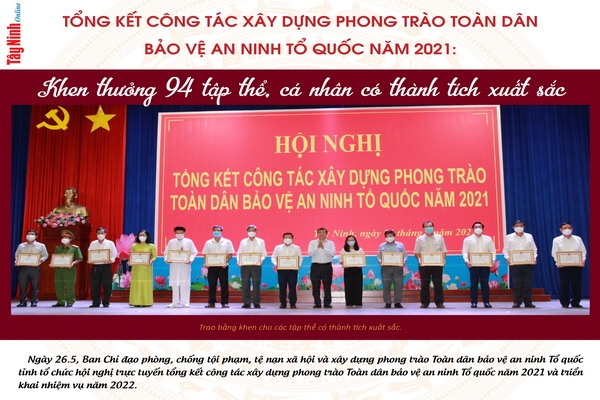 Khen thưởng 94 tập thể, cá nhân có thành tích xuất sắc