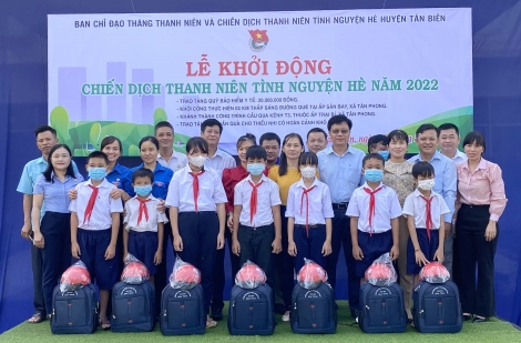 Huyện Tân Biên: Khởi động chiến dịch tình nguyện hè 2022