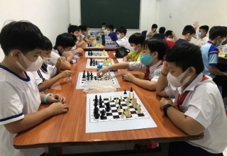 TP. Tây Ninh: Tổ chức giải cờ vua học sinh tiểu học