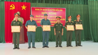 Đảng ủy Quân sự huyện Bến Cầu: Tổng kết 10 năm thực hiện Nghị quyết số 765 của Quân ủy Trung ương