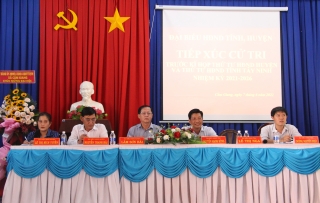 Đại biểu HĐND tỉnh tiếp xúc cử tri xã Cẩm Giang