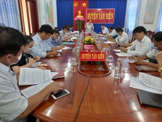 HĐND huyện Tân Biên: Giám sát về tình hình cấp giấy chứng nhận quyền sử dụng đất trên địa bàn huyện giai đoạn 2020-2022