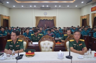Bộ CHQS tỉnh: Công bố quyết định thành lập hai Đại đội Dân quân Pháo binh