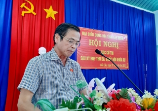 ĐBQH đơn vị tỉnh Tây Ninh tiếp xúc cử tri huyện Bến Cầu