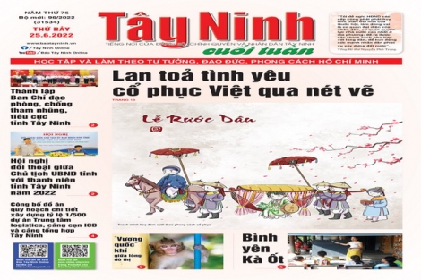 Điểm báo in Tây Ninh ngày 25.06.2022