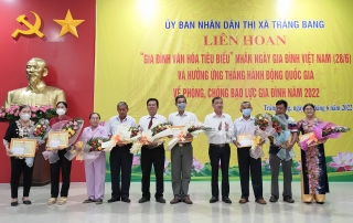Thị xã Trảng Bàng tổ chức các hoạt động kỷ niệm Ngày gia đình Việt Nam 28.6