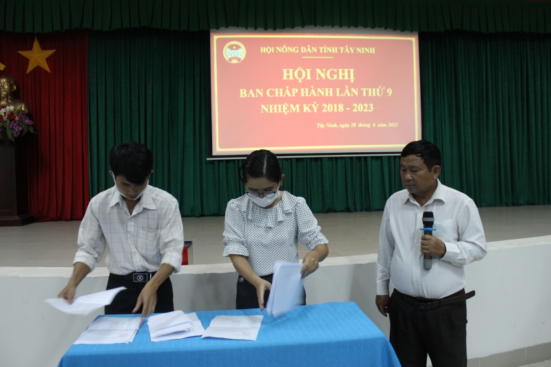 Tổ chức hội nghị Ban chấp hành lần thứ 9, nhiệm kỳ 2018-2023