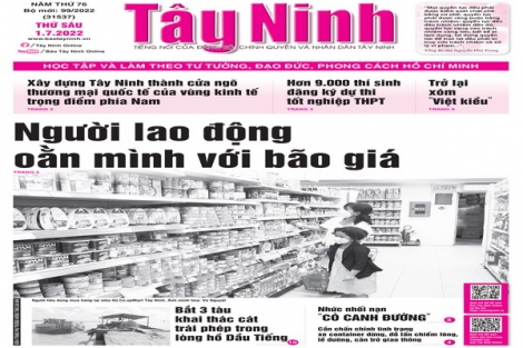 Điểm báo in Tây Ninh ngày 01.07.2022