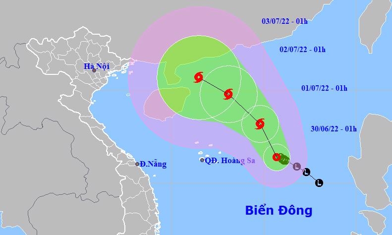 Áp thấp nhiệt đới có thể mạnh thành bão, sức gió mạnh nhất giật cấp 9