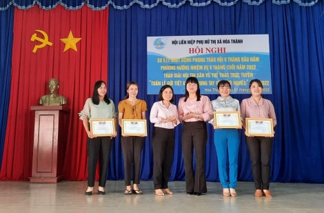 Hội LHPN thị xã Hoà Thành: Quan tâm, chăm lo cho phụ nữ và trẻ em