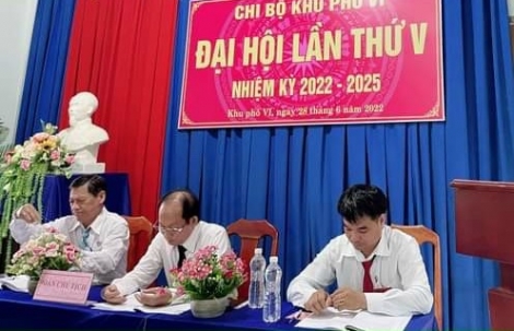 Tân Biên hoàn thành sớm đại hội chi bộ trực thuộc đảng bộ cơ sở