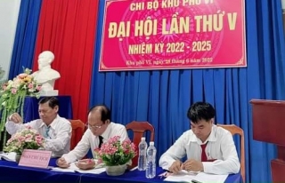 Tân Biên hoàn thành sớm đại hội chi bộ trực thuộc đảng bộ cơ sở
