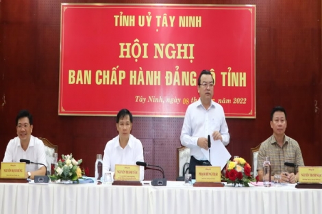 Hội nghị lần thứ 20 Ban Chấp hành Đảng bộ tỉnh