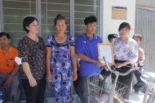 Chùa Thiền Lâm Gò Kén: Tặng nhà tình thương cho hộ nghèo tại xã Tân Phong huyện Tân Biên