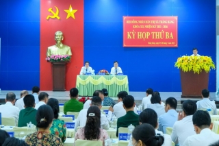 Kỳ họp thứ ba HĐND thị xã Trảng Bàng, nhiệm kỳ 2021 – 2026 thông qua 8 Nghị quyết