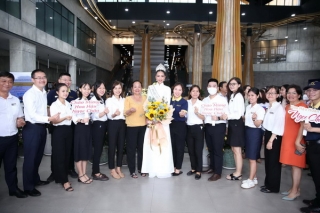 Tây Ninh chào đón Hoa hậu Hoàn vũ Ngọc Châu