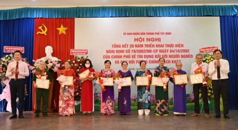 Thành phố Tây Ninh: Tổng kết 20 năm triển khai chính sách tín dụng ưu đãi cho các đối tượng