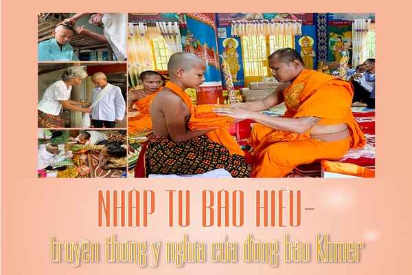 Nhập tu báo hiếu- truyền thống ý nghĩa của đồng bào Khmer