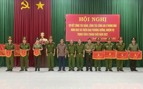 Tân Biên: Sơ kết công tác Đảng, công tác Công an 6 tháng đầu năm 2022