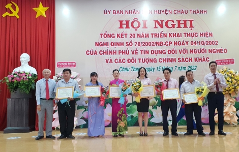 Châu Thành: Tín dụng chính sách xã hội góp phần kéo giảm tỷ lệ hộ nghèo trên địa bàn huyện