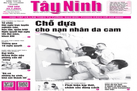 Điểm báo in Tây Ninh ngày 22.07.2022