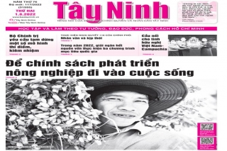 Điểm báo in Tây Ninh ngày 01.08.2022