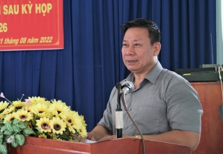 Chủ tịch UBND tỉnh Nguyễn Thanh Ngọc tiếp xúc cử tri phường 2, thành phố Tây Ninh