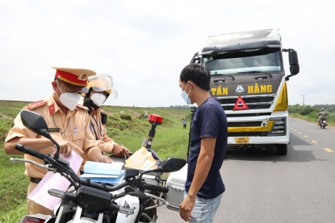 Công an huyện Dương Minh Châu: Lập biên bản trên 450 trường hợp vi phạm trật tự ATGT