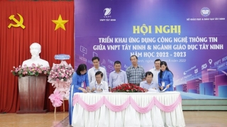 VNPT Tây Ninh-Sở Giáo dục và Đào tạo: Đẩy mạnh hợp tác ứng dụng công nghệ thông tin