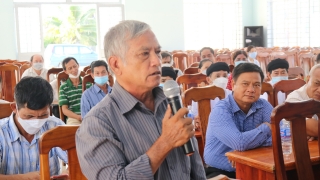 Đại biểu HĐND tỉnh tiếp xúc cử tri Hoà Thành, Tân Biên, TP. Tây Ninh và Gò Dầu