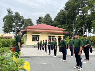 Gò Dầu: Tổ chức chương trình trải nghiệm quân ngũ cho học sinh THCS