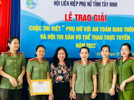 Xây dựng tổ chức Hội Phụ nữ Công an tỉnh ngày càng vững mạnh