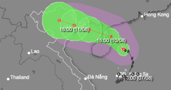 Bão số 2 giật cấp 10 và khả năng mạnh thêm, Bắc Bộ mưa to