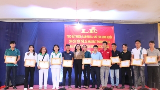 Gò Dầu: Khen thưởng 3 tập thể đạt thành tích xuất sắc tại Đại hội Thể dục thể thao tỉnh lần thứ IX