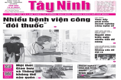 Điểm báo in Tây Ninh ngày 15.08.2022