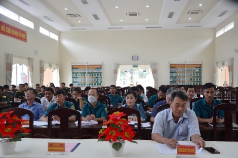 Ban CHQS huyện Châu Thành: Tổng kết 30 năm xây dựng môi trường văn hoá trong các đơn vị quân đội