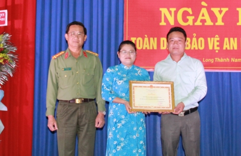 Xã Long Thành Nam: Tổ chức Ngày hội toàn dân bảo vệ an ninh Tổ quốc