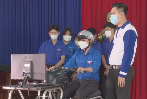Hoà Thành: Hơn 200 đoàn viên được tập huấn kiến thức an toàn giao thông