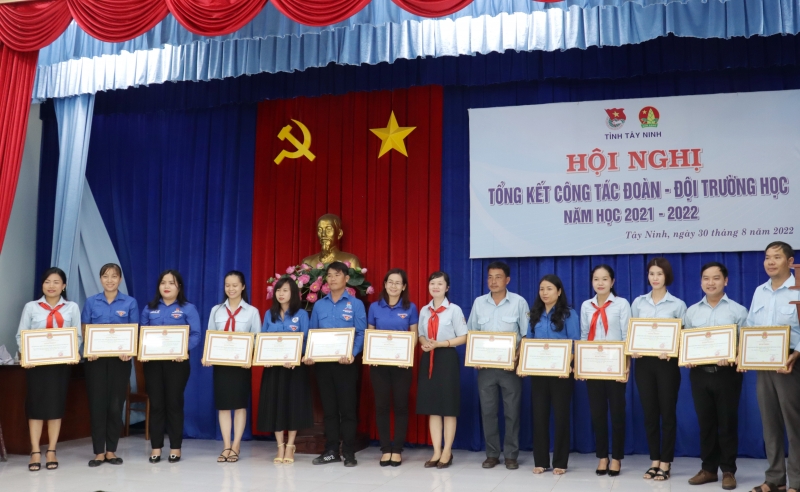 Công tác Đoàn - Đội trường học năm học 2021-2022 đạt nhiều kết quả tích cực