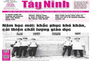 Điểm báo in Tây Ninh ngày 05.09.2022