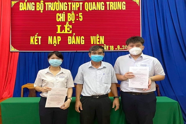 Phát triển đảng viên mới vượt chỉ tiêu hằng năm