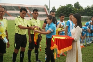 Khởi tranh giải bóng đá vô địch các xã, phường, thị trấn, tỉnh Tây Ninh- tranh Cup Xi măng Fico năm 2022