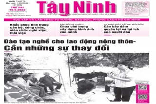 Điểm báo in Tây Ninh ngày 19.09.2022