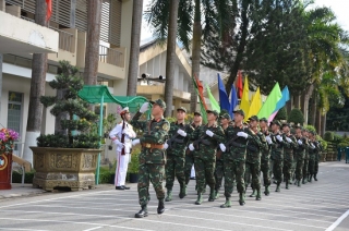 Bộ CHQS tỉnh: Khai mạc hội thao Trung đội dân quân cơ động